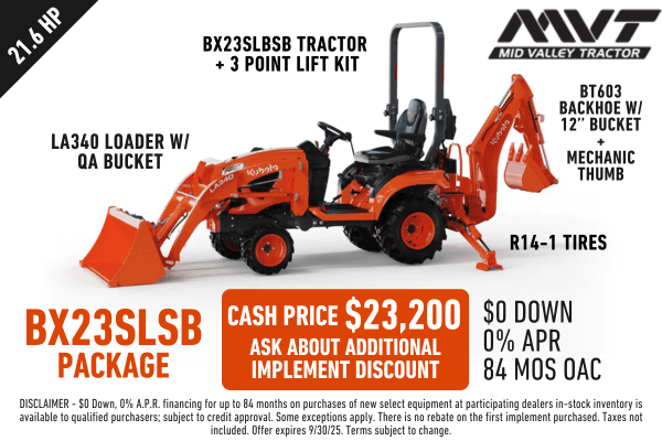 BX23SLSB-R14-1 Tractor Package