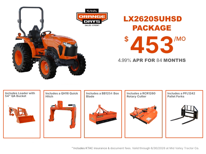 LX2620 Package - Mid Valley Tractor